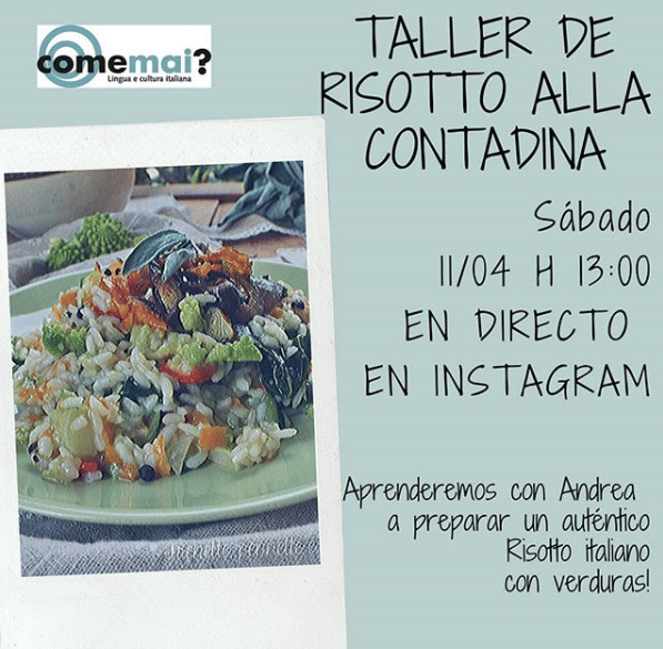 taller de risotto online