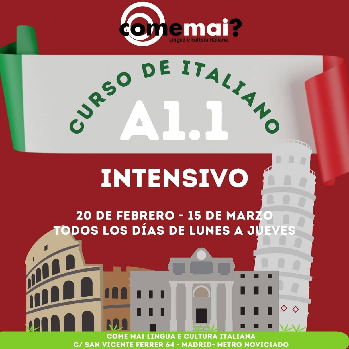 curso de italiano para principiantes intensivo